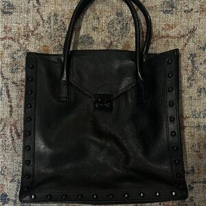 Loeffler Randall Studded Leather Tote Bag